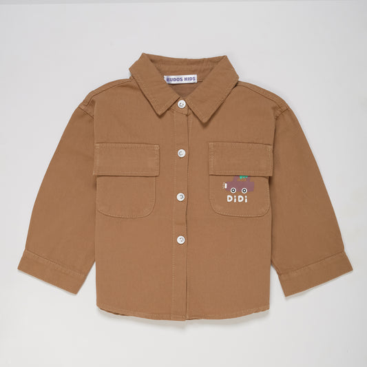 BROWN POCKET SHIRT