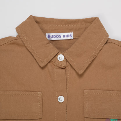 BROWN POCKET SHIRT