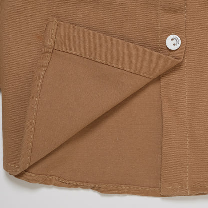 BROWN POCKET SHIRT