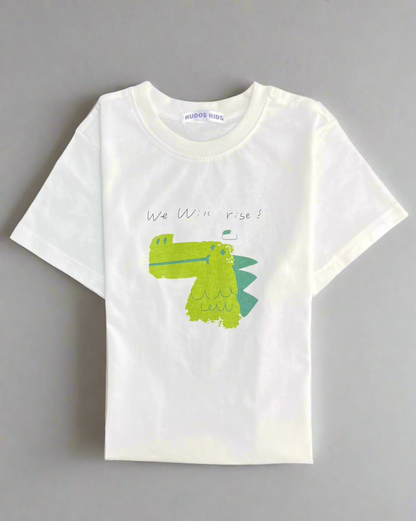 DINO RISE WHITE TSHIRT