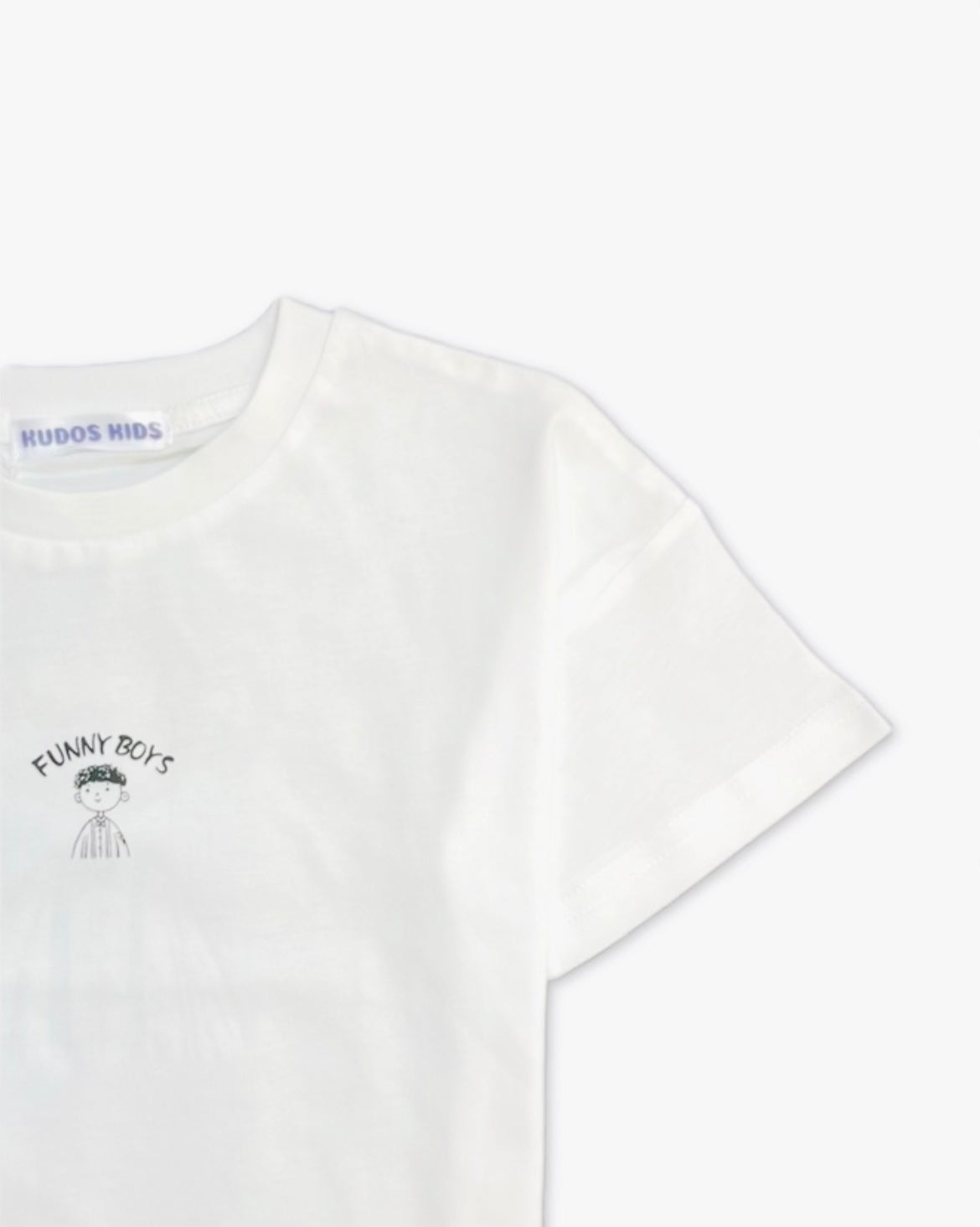 FUNNY BOYS WHITE T SHIRT
