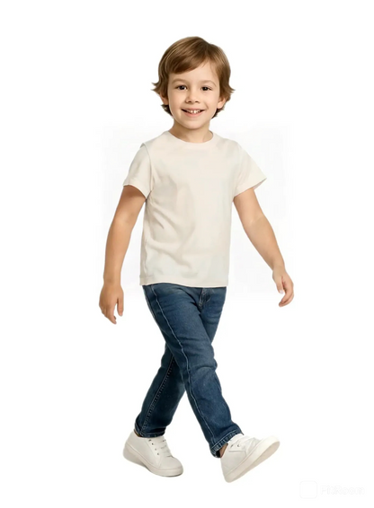 PLAIN WHITE CASUAL T-SHIRT
