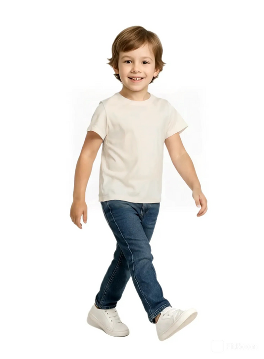 PLAIN WHITE CASUAL T-SHIRT