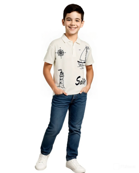 SALING WHITE TSHIRT