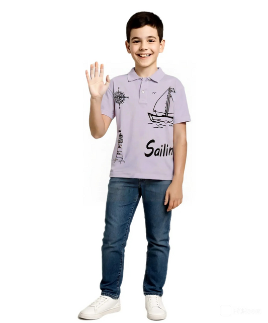 SALING PURPLE T SHIRT