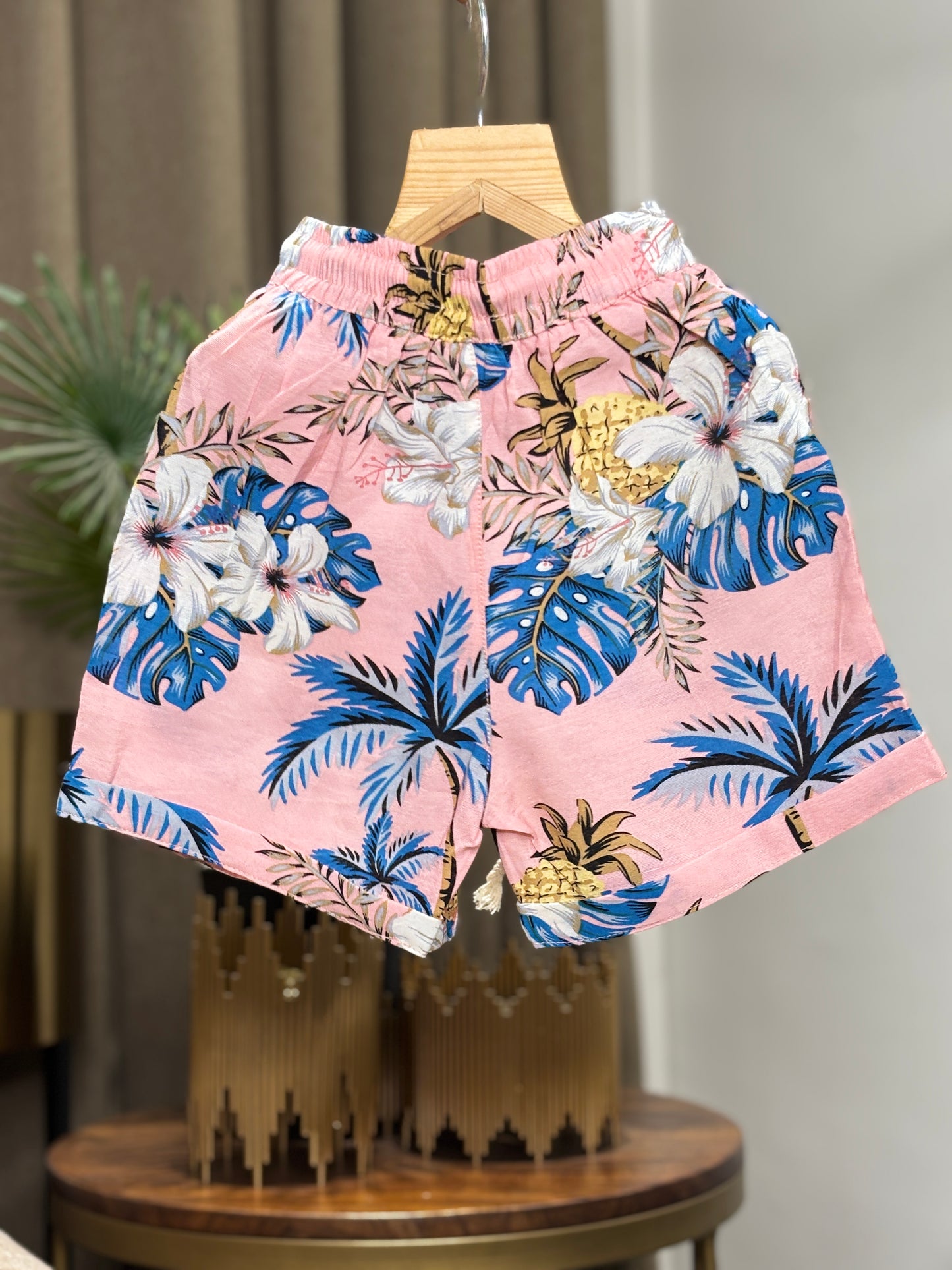 PRINTED C-ORD SET PINK