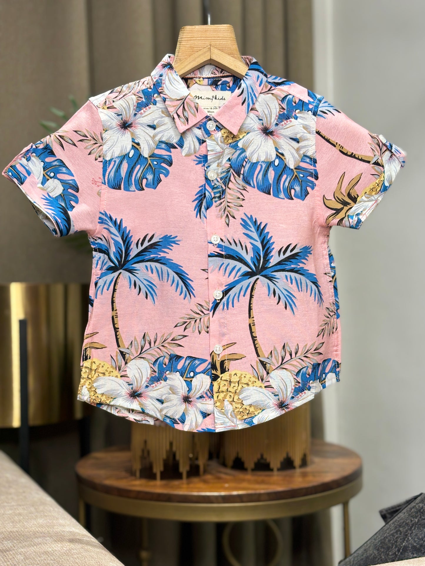 PRINTED C-ORD SET PINK