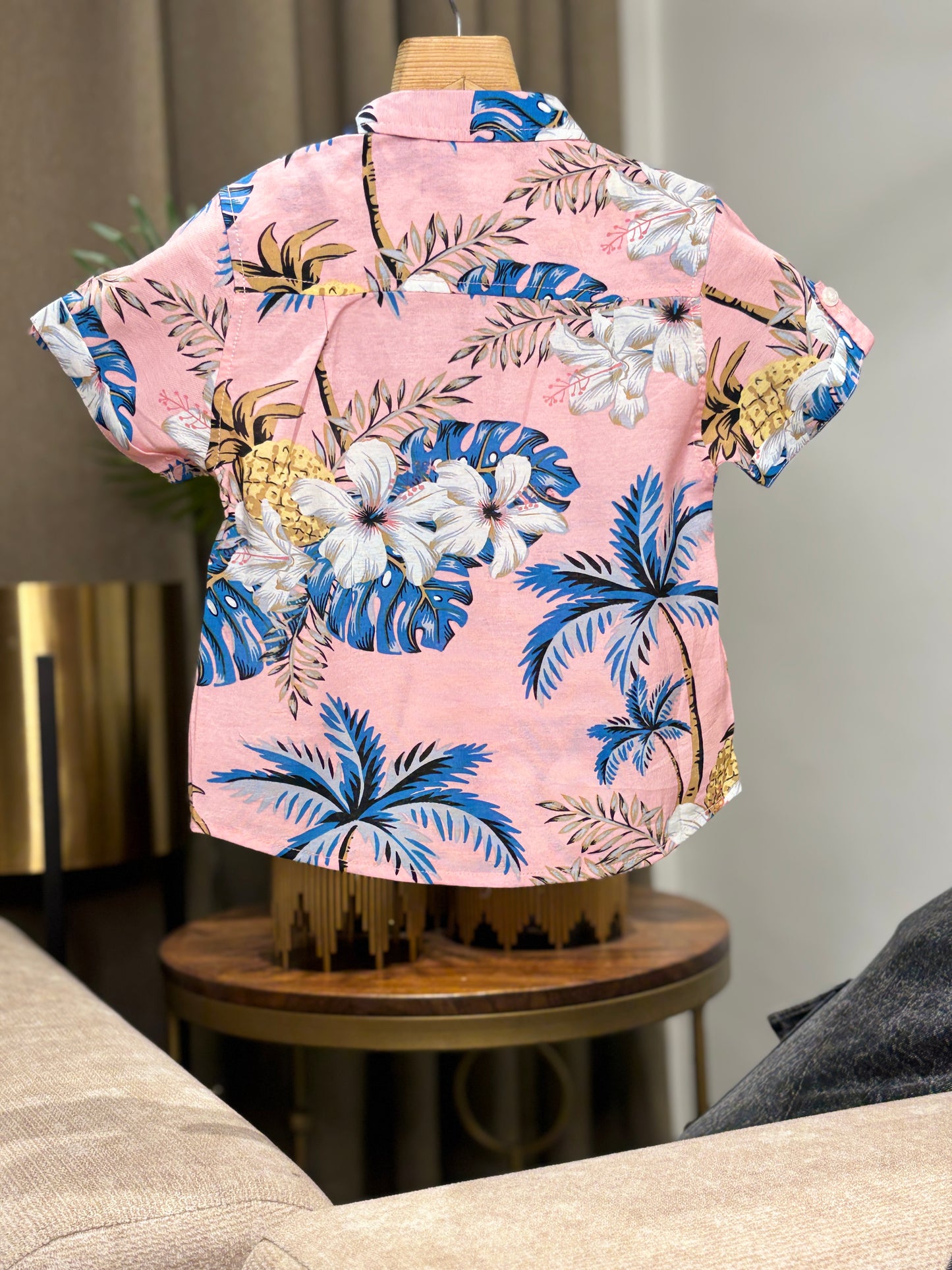 PRINTED C-ORD SET PINK