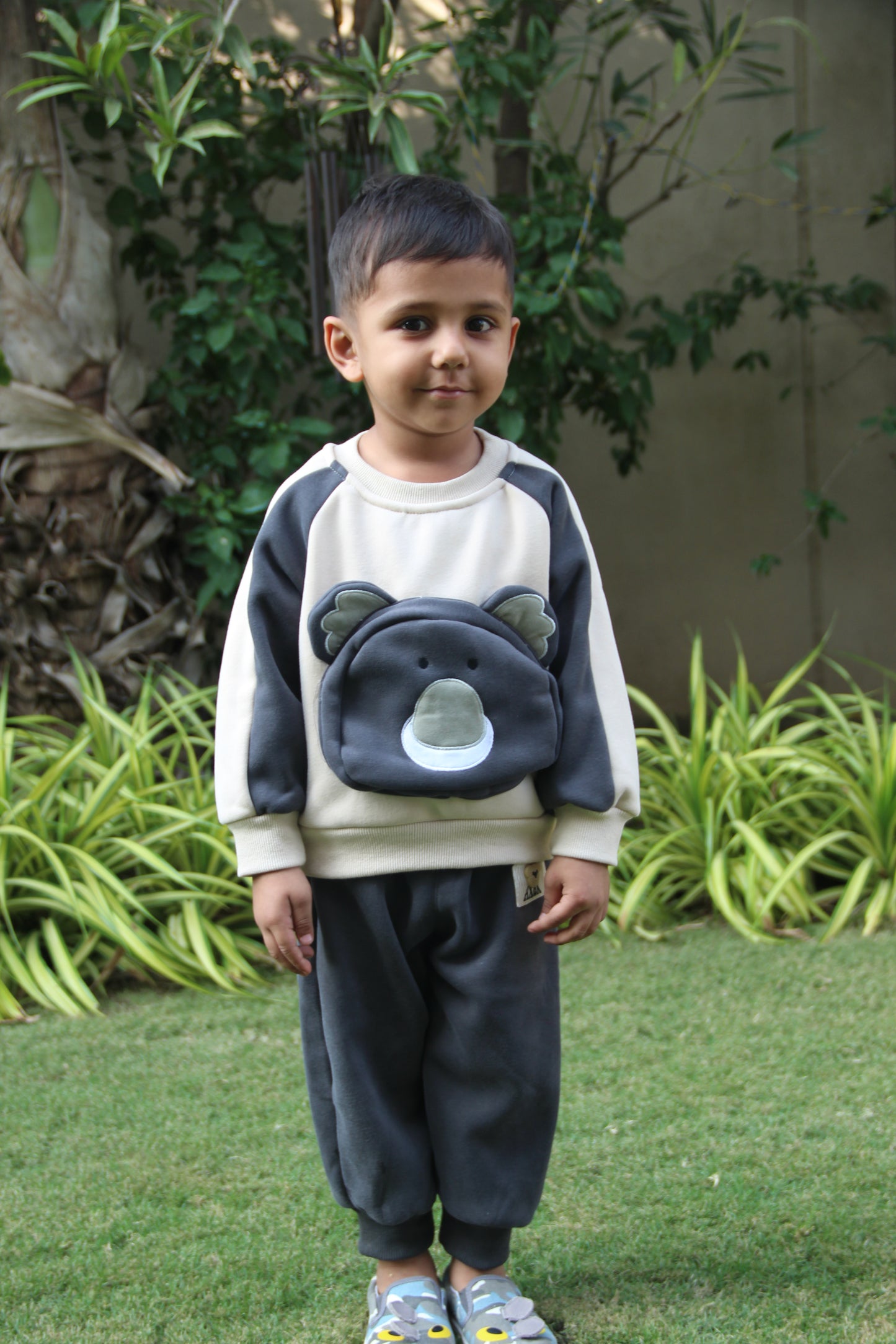GREY TEDDY SET