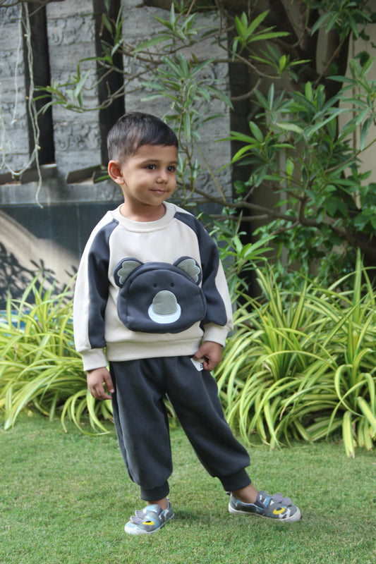 GREY TEDDY SET