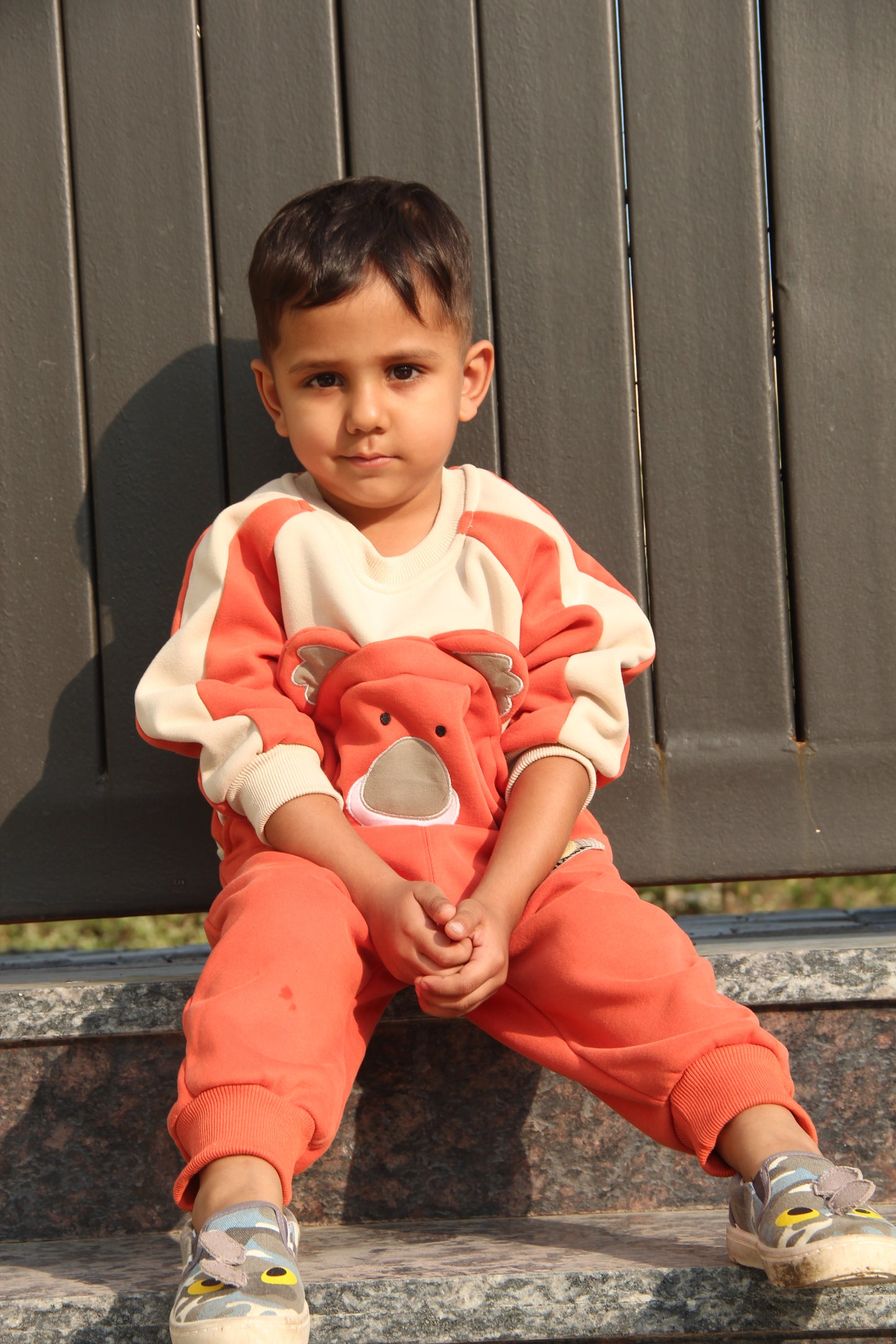 BEAR PULLOVER JOGGER COORD SET