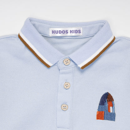 CAP T SHIRT BLUE