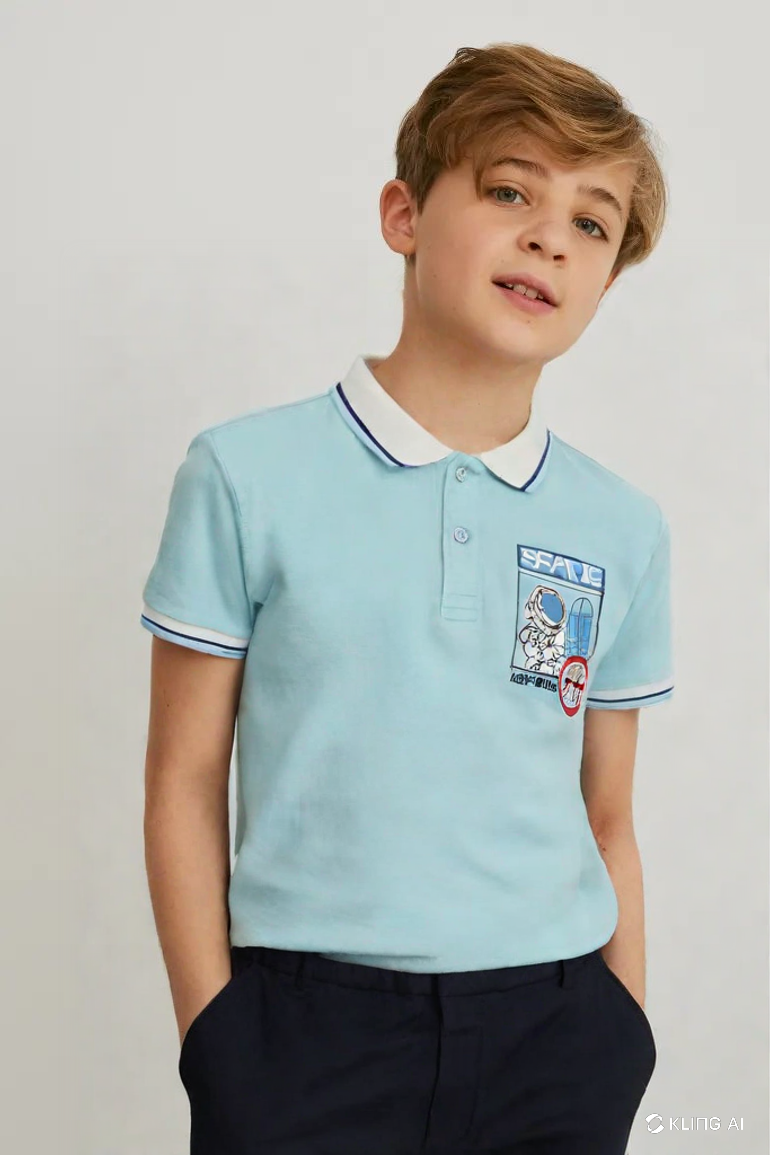 SPACEMAN T-SHIRT BLUE