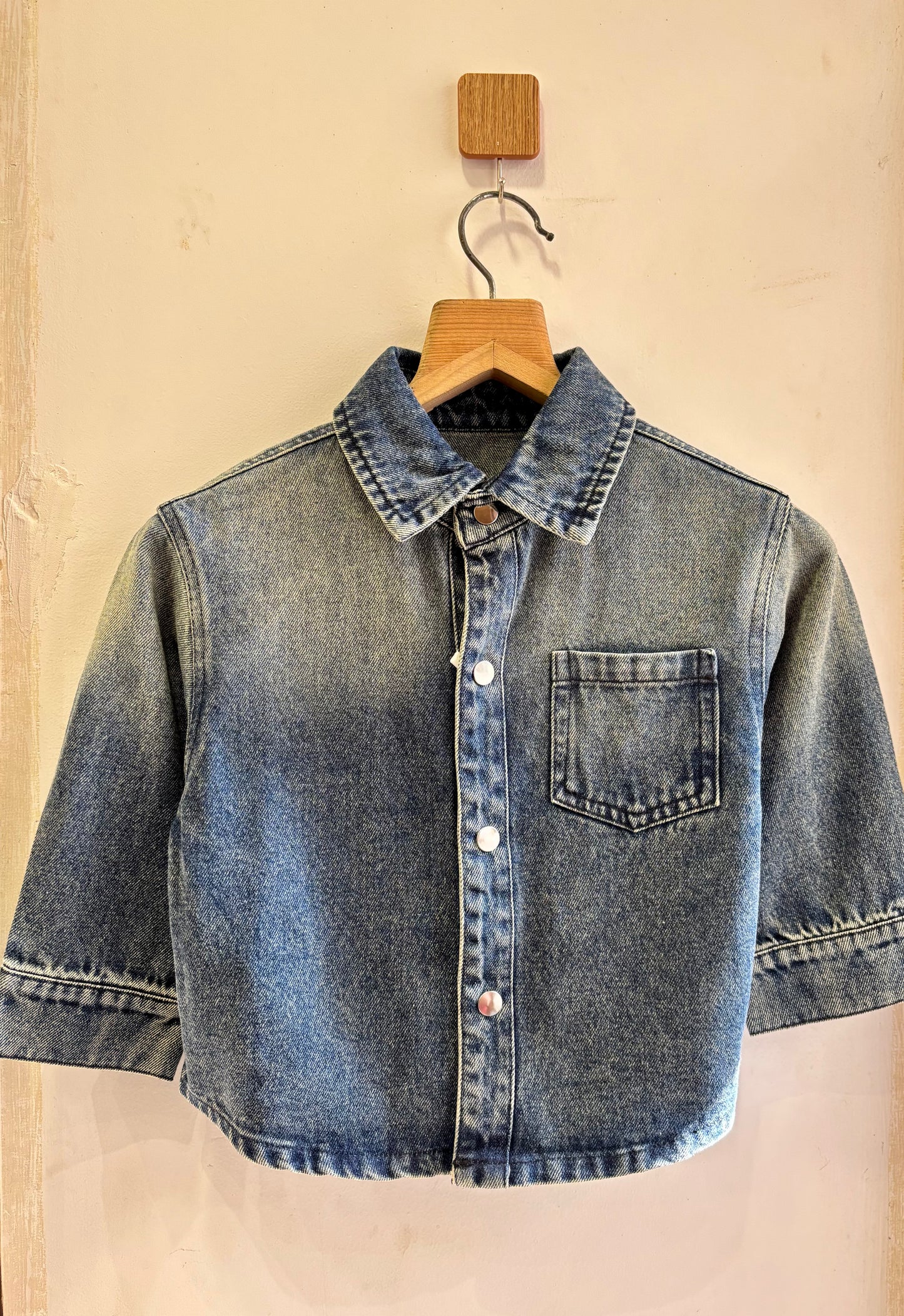 DENIM SHIRT GREEN #196