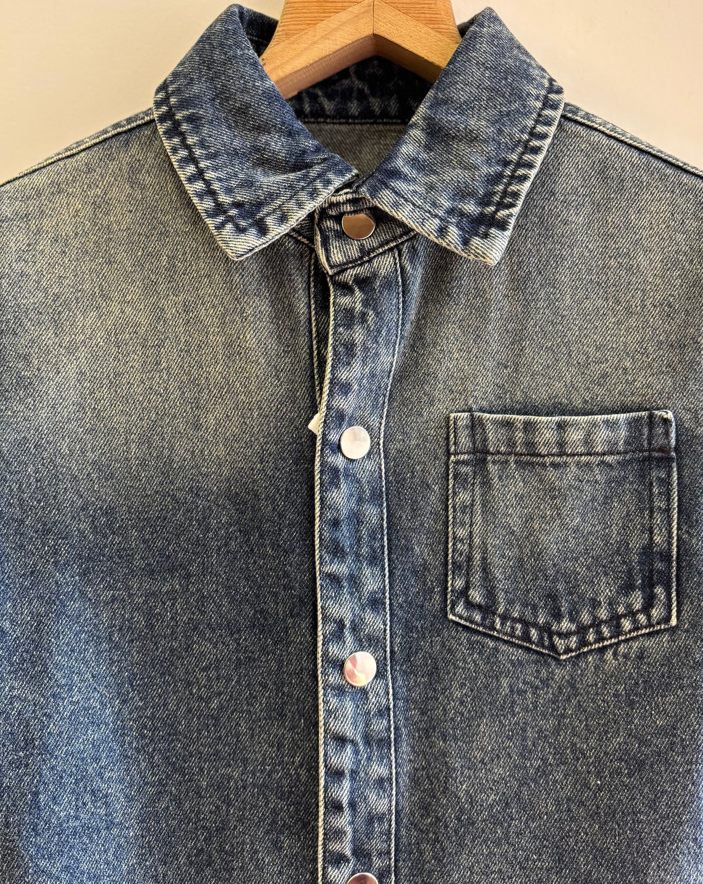 DENIM SHIRT GREEN #196
