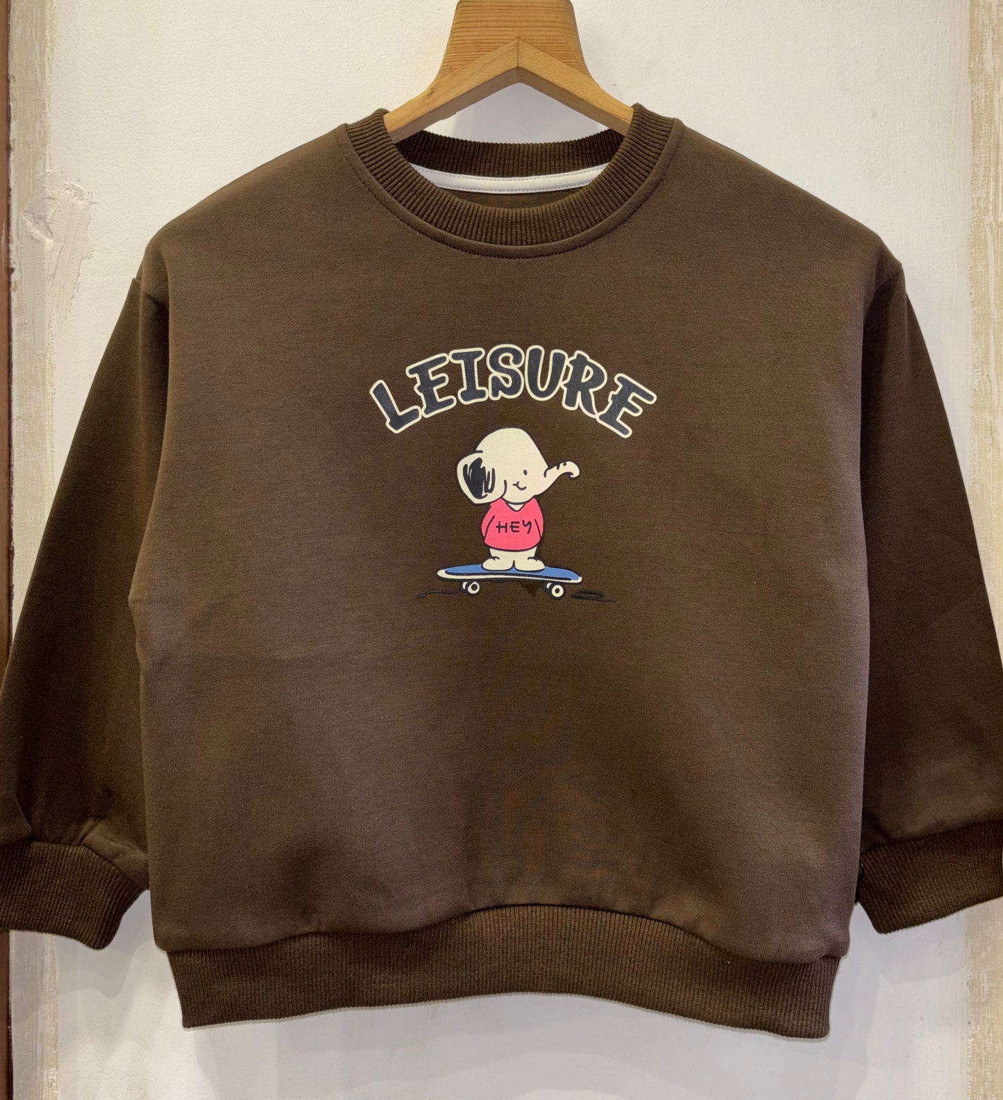 LEISURE POLLOVER OLIVE #200