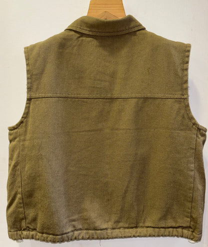 SLEEVLESS STRING JACKET OLIVE #121