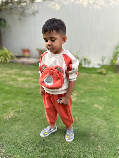 BEAR PULLOVER JOGGER COORD SET