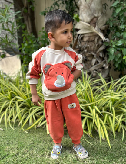 BEAR PULLOVER JOGGER COORD SET