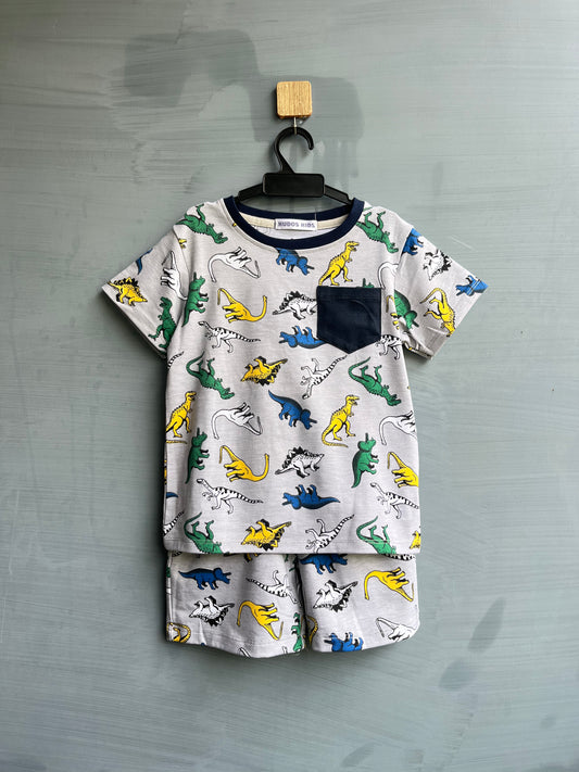 dinosaur print cord set