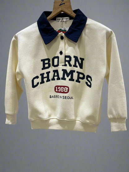 BORN CHAMP PULLOVER CREAM