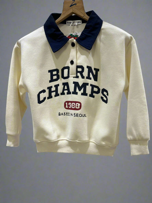 BORN CHAMP PULLOVER CREAM