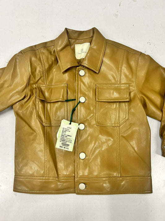 LEATHER JACKET (BROWN)