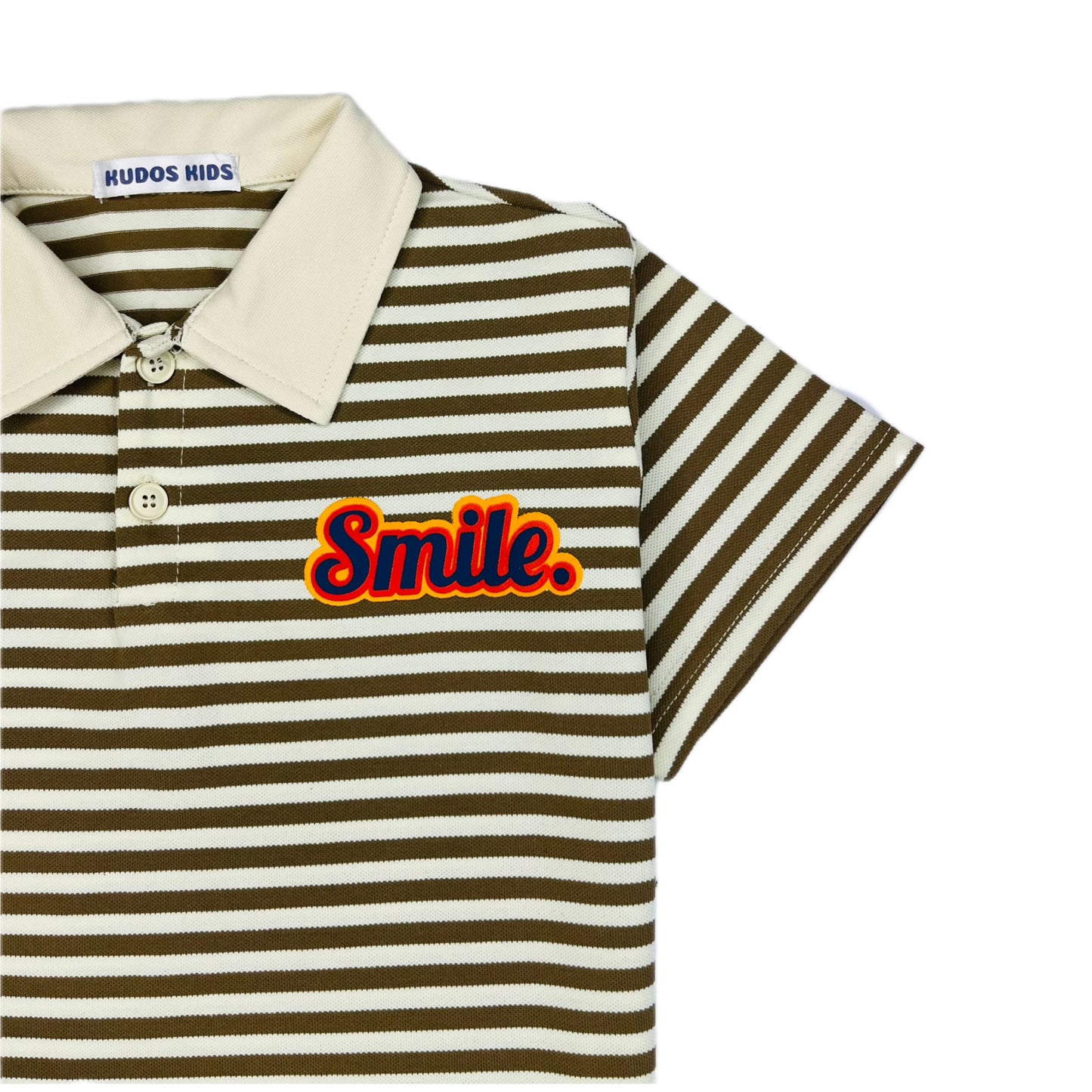 Smile Seriously T-shirt Brown