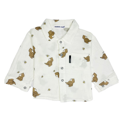 LINEN SHIRT WHITE #155