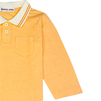 COLLAR T-SHIRT ORANGE