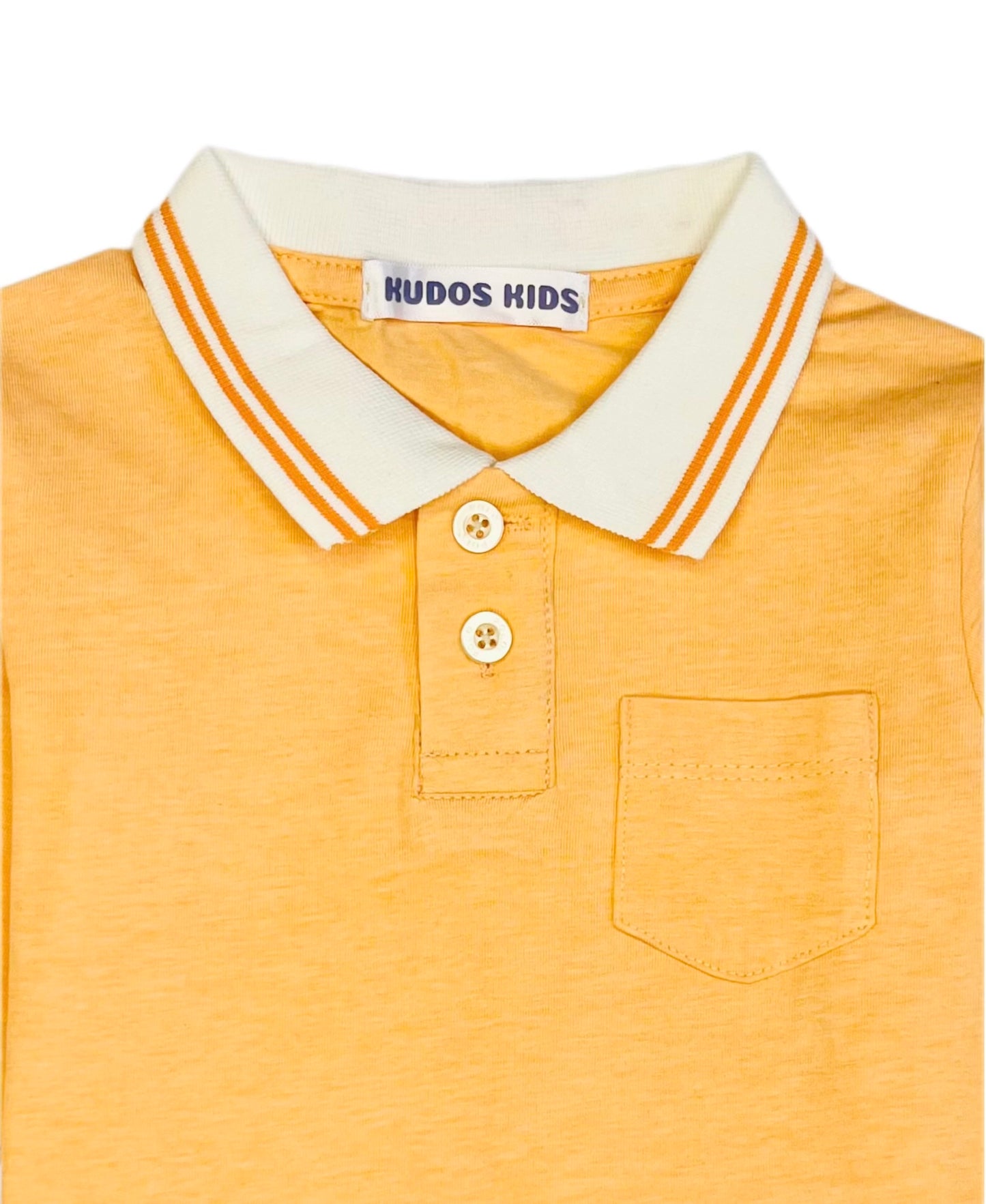 COLLAR T-SHIRT ORANGE