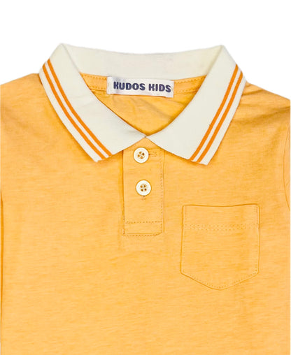 COLLAR T-SHIRT ORANGE